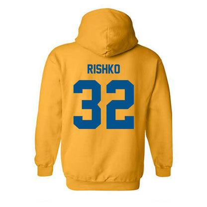 Delaware - NCAA Women's Lacrosse : Ella Rishko - Classic Fashion Shersey Hooded Sweatshirt-1