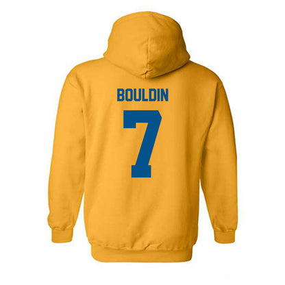 Delaware - NCAA Baseball : Evan Bouldin - Classic Fashion Shersey Hooded Sweatshirt-1