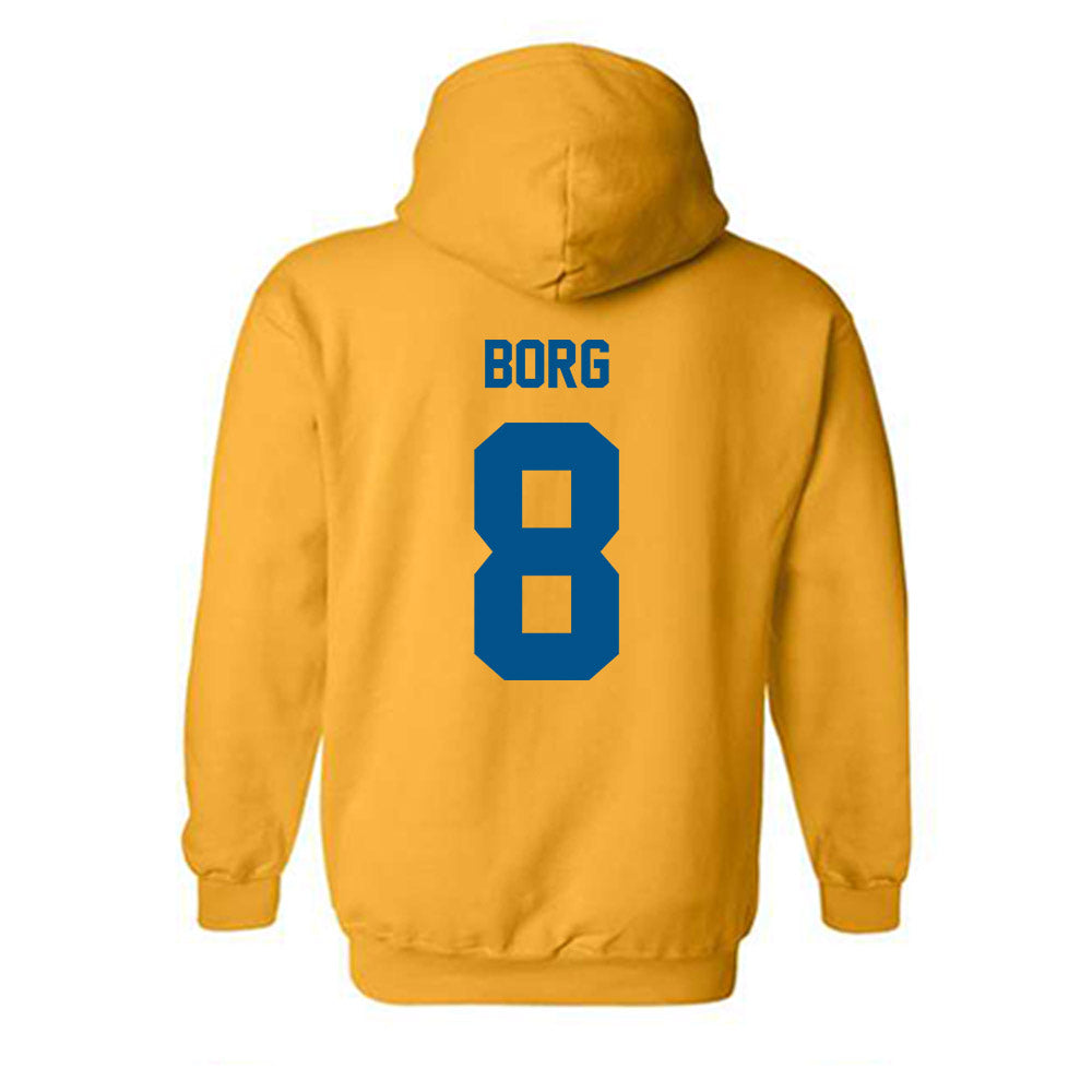 Delaware - NCAA Ice Hockey : Victoria Borg - Classic Fashion Shersey Hooded Sweatshirt-1
