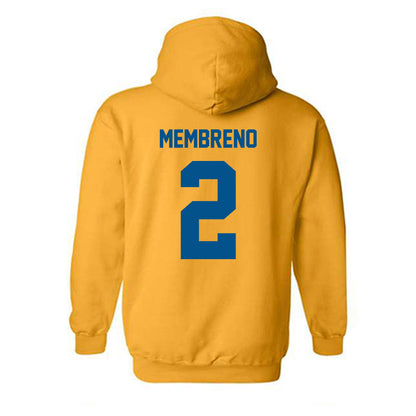 Delaware - NCAA Women's Volleyball : Kristyn Membreno - Classic Fashion Shersey Hooded Sweatshirt-1