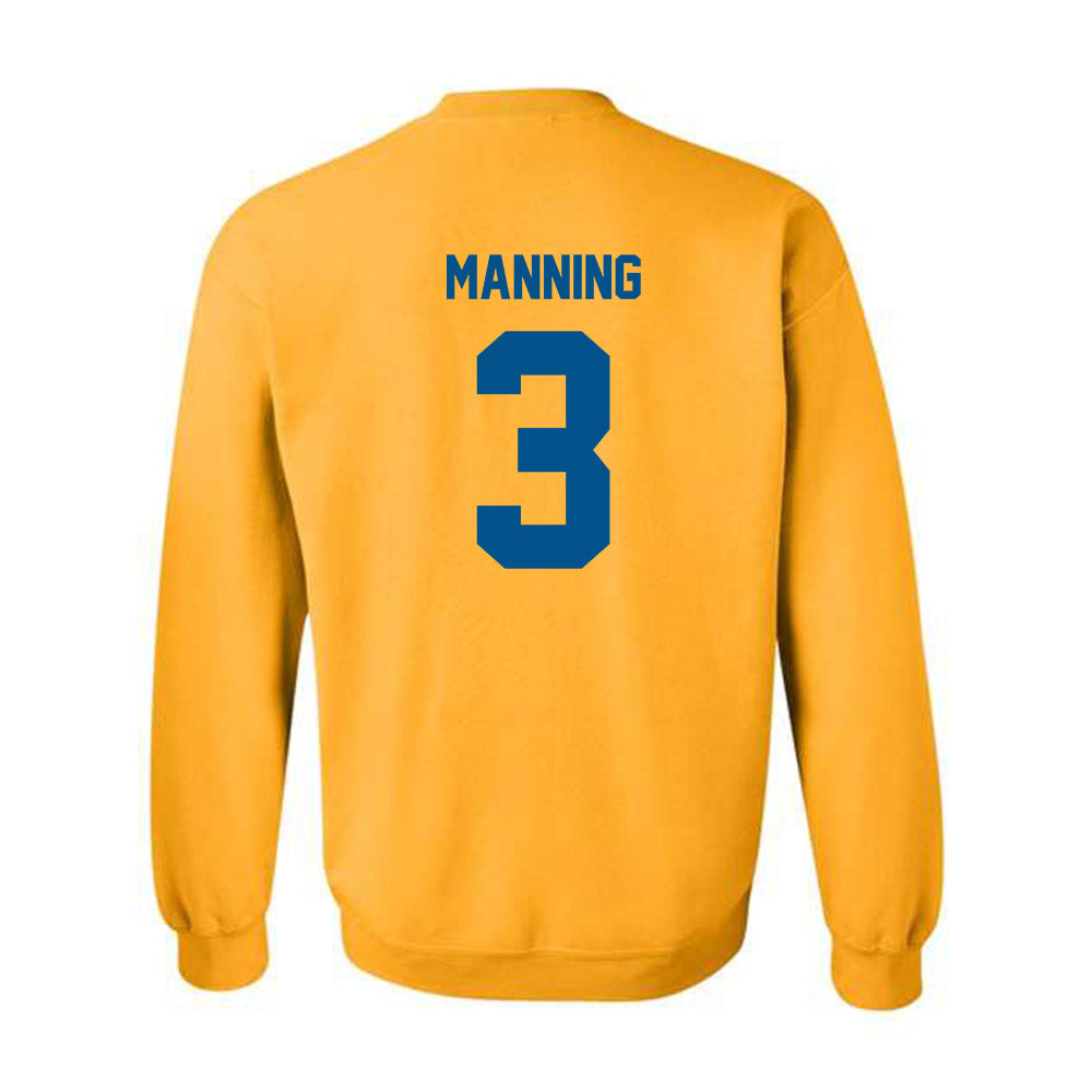 Delaware - NCAA Football : Hasson Manning - Classic Fashion Shersey Crewneck Sweatshirt-1