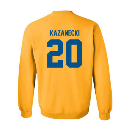 Delaware - NCAA Men's Basketball : Alex Kazanecki - Classic Fashion Shersey Crewneck Sweatshirt-1