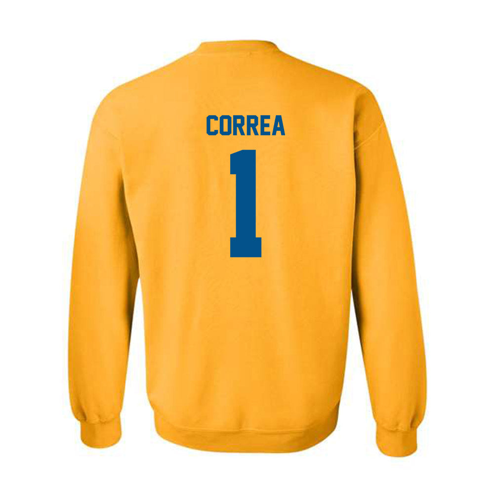 Delaware - NCAA Women's Basketball : Kailah Correa - Classic Fashion Shersey Crewneck Sweatshirt-1