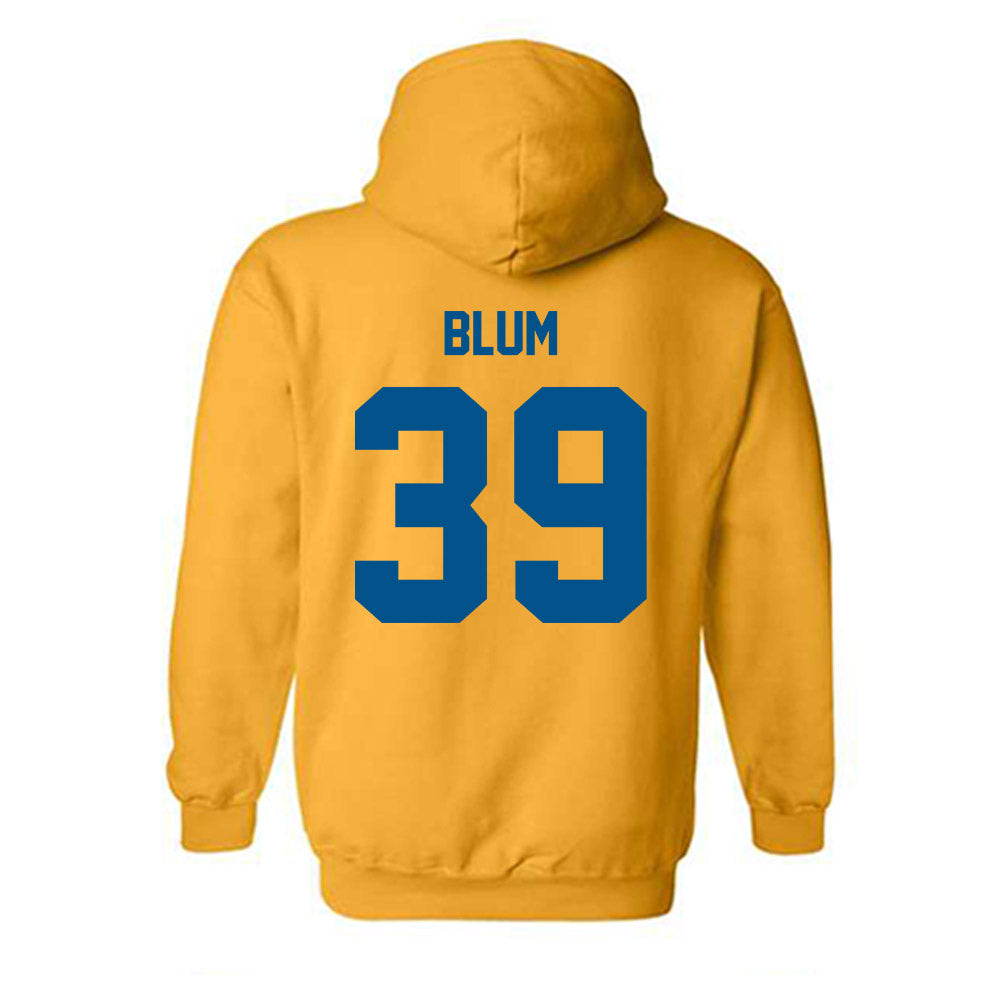 Delaware - NCAA Baseball : Brady Blum - Classic Fashion Shersey Hooded Sweatshirt-1