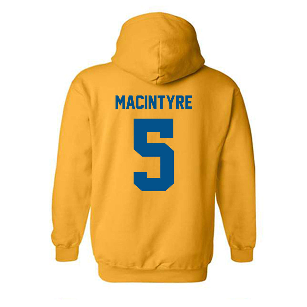 Delaware - NCAA Ice Hockey : Emma MacIntyre - Classic Fashion Shersey Hooded Sweatshirt-1