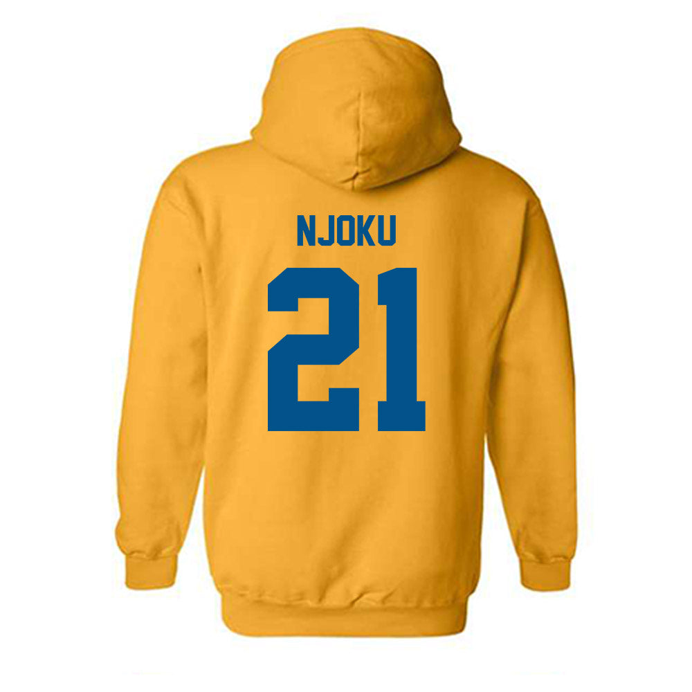 Delaware - NCAA Men's Basketball : Nnanna Njoku - Classic Fashion Shersey Hooded Sweatshirt-1