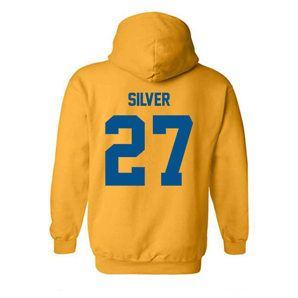 Delaware - NCAA Football : Jo Silver - Classic Fashion Shersey Hooded Sweatshirt