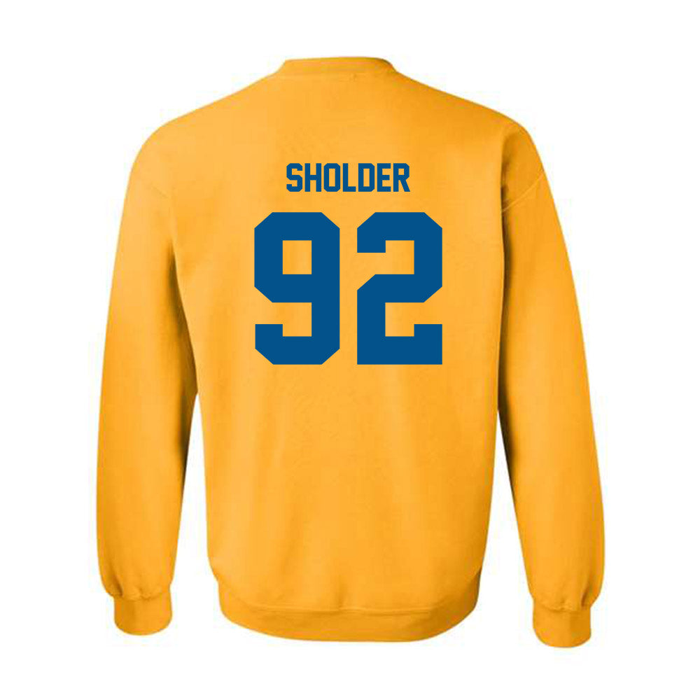 Delaware - NCAA Football : Sky Sholder - Classic Fashion Shersey Crewneck Sweatshirt