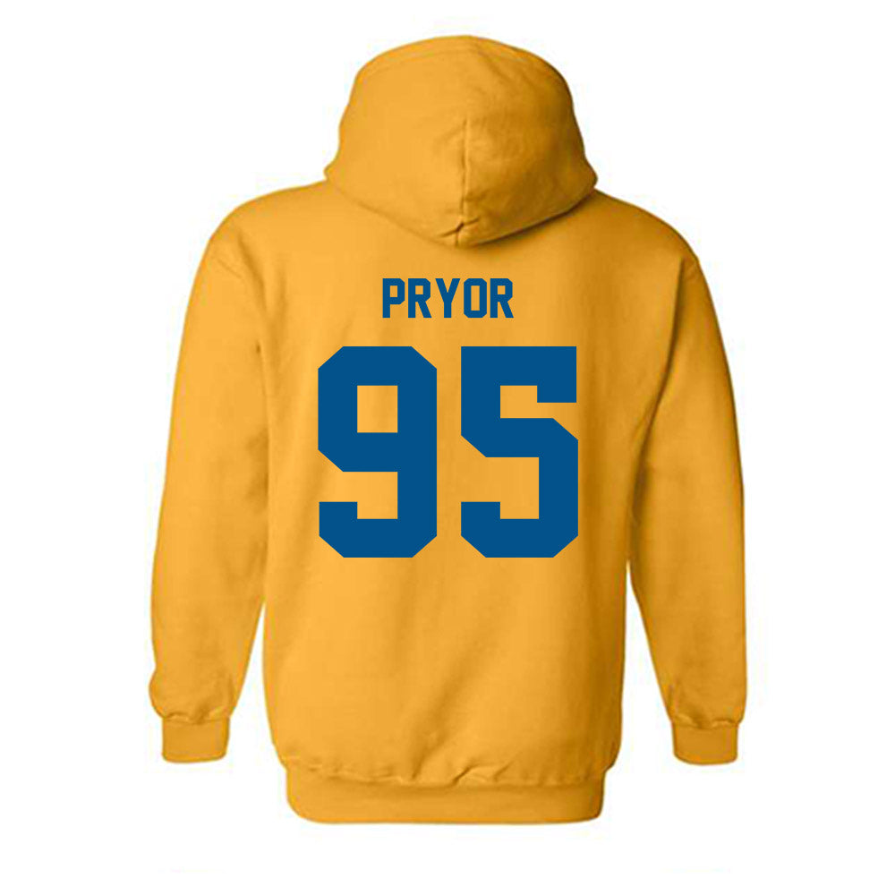 Delaware - NCAA Football : Micah Pryor - Classic Fashion Shersey Hooded Sweatshirt-1