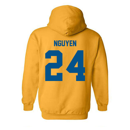 Delaware - NCAA Women's Volleyball : Cadence Nguyen - Classic Fashion Shersey Hooded Sweatshirt-1