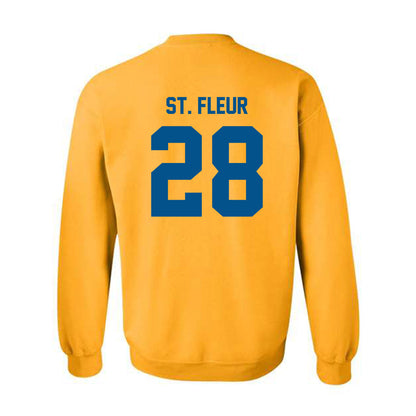 Delaware - NCAA Football : Saeed St. Fleur - Classic Fashion Shersey Crewneck Sweatshirt