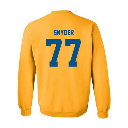 Delaware - NCAA Football : Cole Snyder - Classic Fashion Shersey Crewneck Sweatshirt-1