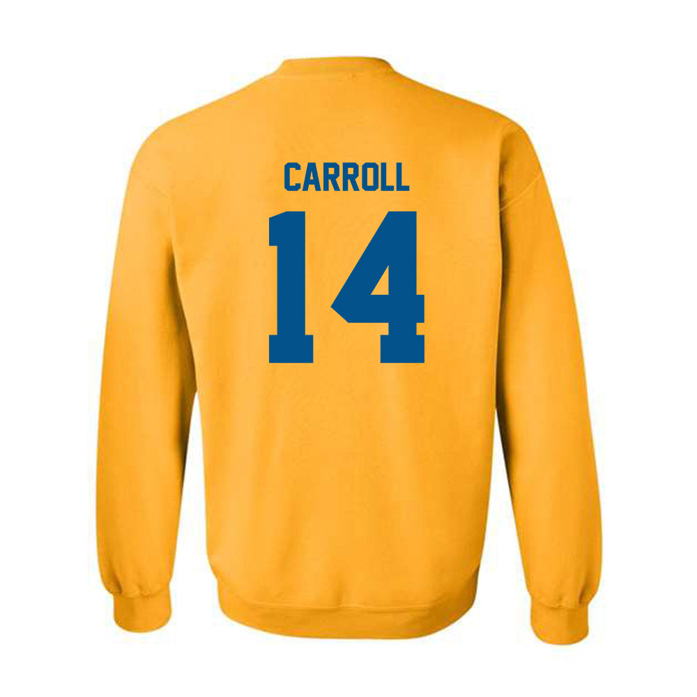 Delaware - NCAA Women's Basketball : Amiya Carroll - Classic Fashion Shersey Crewneck Sweatshirt-1