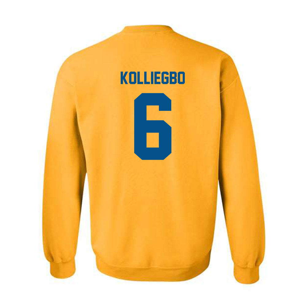 Delaware - NCAA Women's Basketball : Safiatu Kolliegbo - Classic Fashion Shersey Crewneck Sweatshirt-1