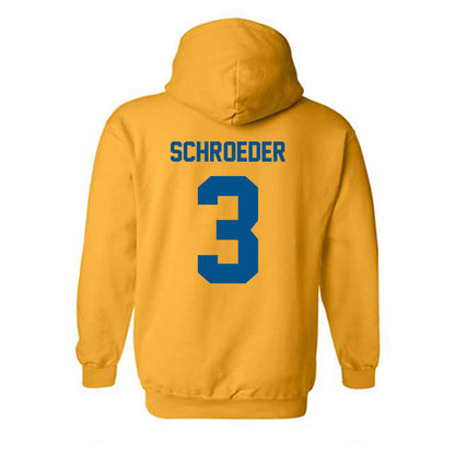 Delaware - NCAA Men's Soccer : Jan Schroeder - Classic Fashion Shersey Hooded Sweatshirt
