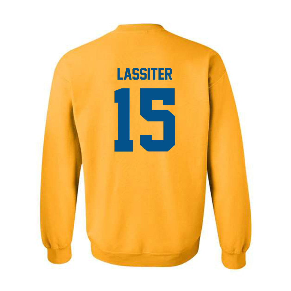 Delaware - NCAA Football : Gevaris Lassiter - Classic Fashion Shersey Crewneck Sweatshirt-1