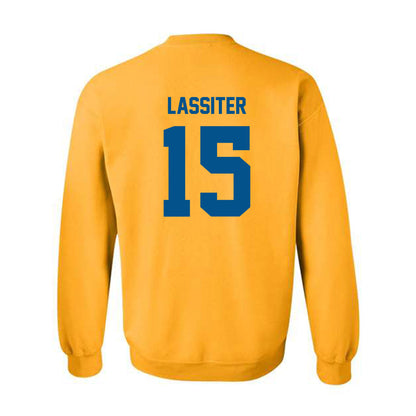 Delaware - NCAA Football : Gevaris Lassiter - Classic Fashion Shersey Crewneck Sweatshirt-1