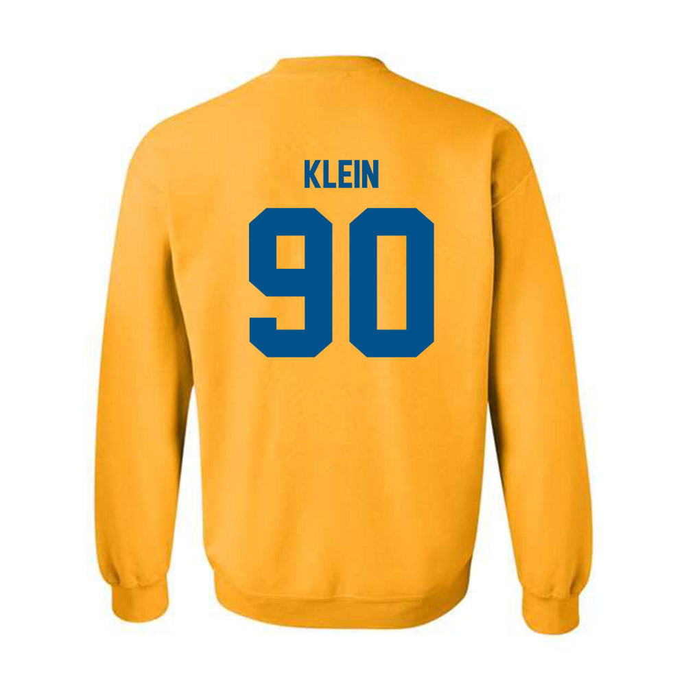 Delaware - NCAA Football : Logan Klein - Classic Fashion Shersey Crewneck Sweatshirt-1