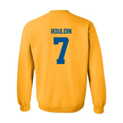 Delaware - NCAA Baseball : Evan Bouldin - Classic Fashion Shersey Crewneck Sweatshirt-1