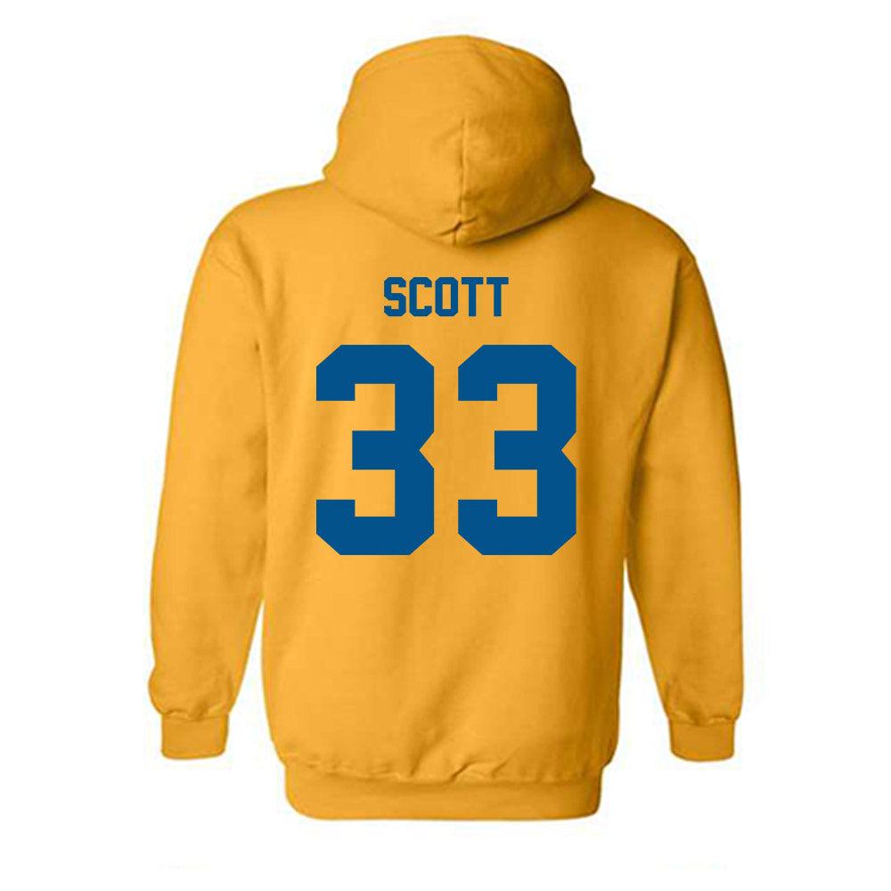 Delaware - NCAA Football : Trace Scott - Classic Fashion Shersey Hooded Sweatshirt-1