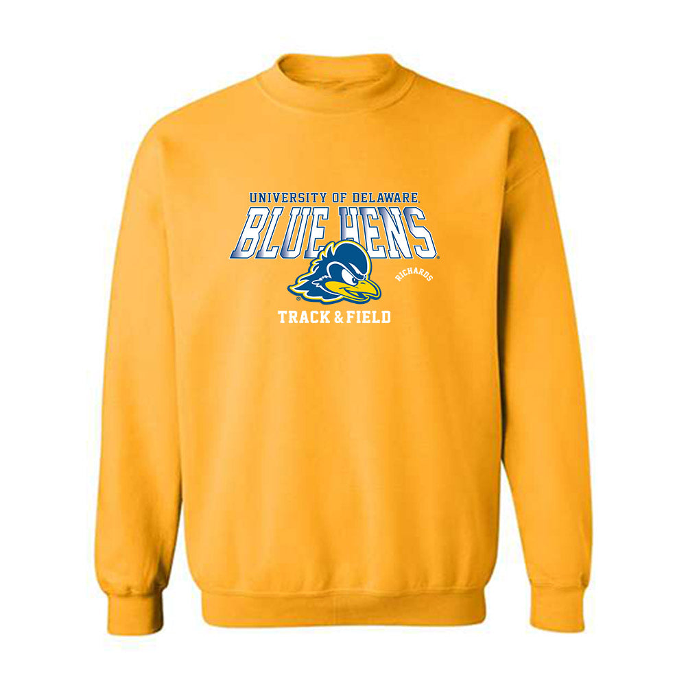 Delaware - NCAA Women's Track & Field : Catherine Richards - Classic Fashion Shersey Crewneck Sweatshirt-0