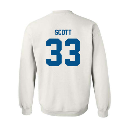 Delaware - NCAA Football : Trace Scott - Classic Fashion Shersey Crewneck Sweatshirt-1