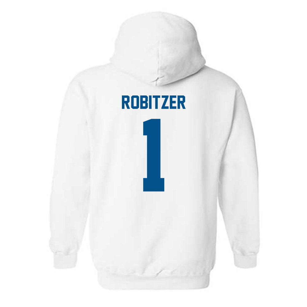 Delaware - NCAA Ice Hockey : Mattie Robitzer - Classic Fashion Shersey Hooded Sweatshirt-1