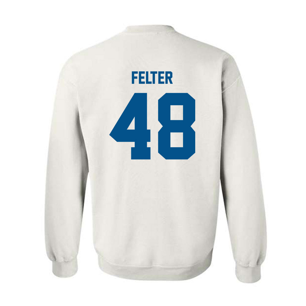 Delaware - NCAA Men's Lacrosse : Casey Felter - Classic Fashion Shersey Crewneck Sweatshirt-1