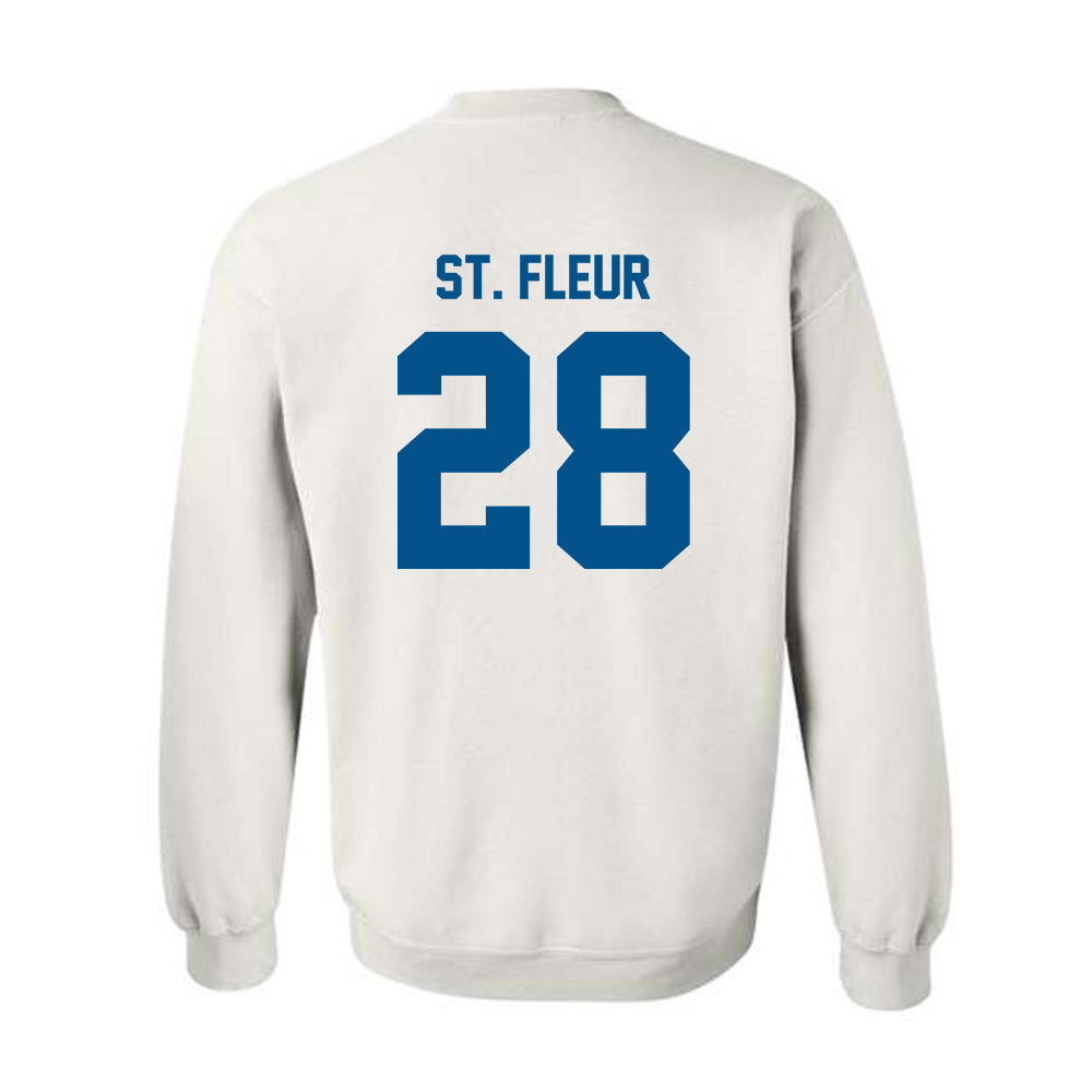 Delaware - NCAA Football : Saeed St. Fleur - Classic Fashion Shersey Crewneck Sweatshirt