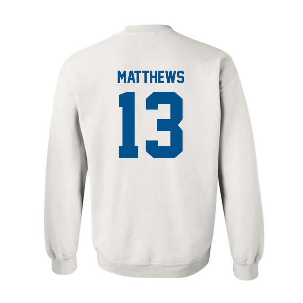 Delaware - NCAA Football : Noah Matthews - Classic Fashion Shersey Crewneck Sweatshirt-1