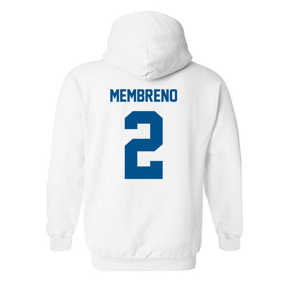 Delaware - NCAA Women's Volleyball : Kristyn Membreno - Classic Fashion Shersey Hooded Sweatshirt-1