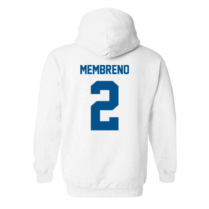 Delaware - NCAA Women's Volleyball : Kristyn Membreno - Classic Fashion Shersey Hooded Sweatshirt-1