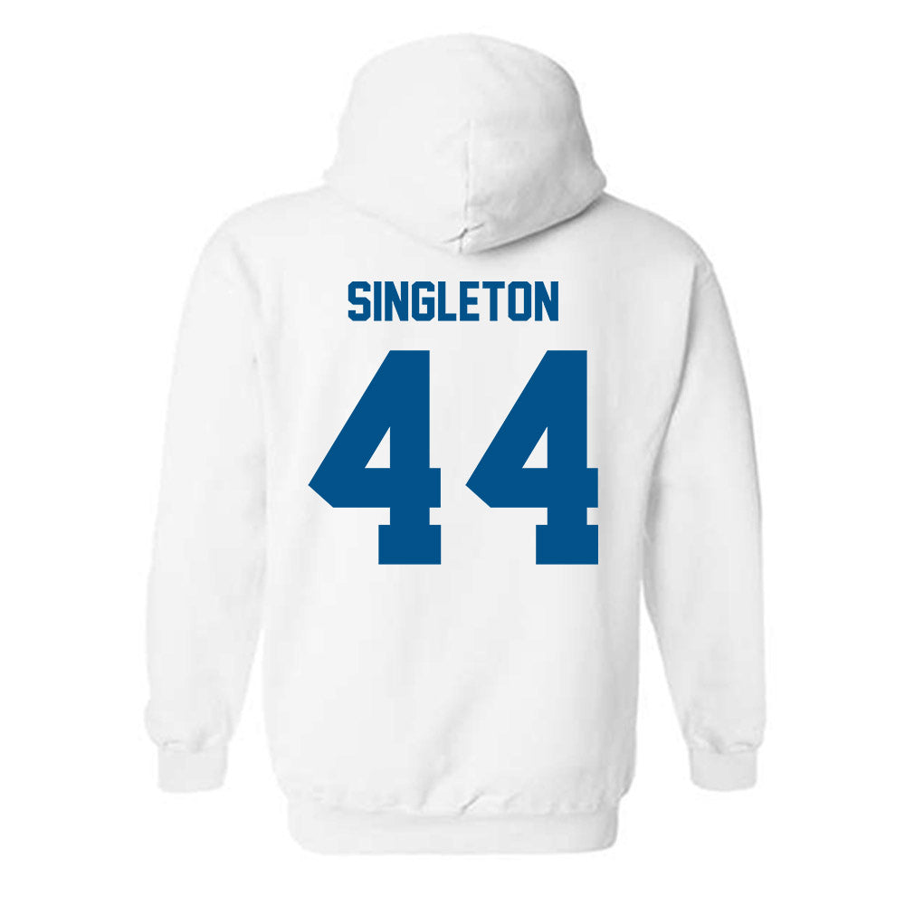 Delaware - NCAA Football : Kaeden Singleton - Classic Fashion Shersey Hooded Sweatshirt-1