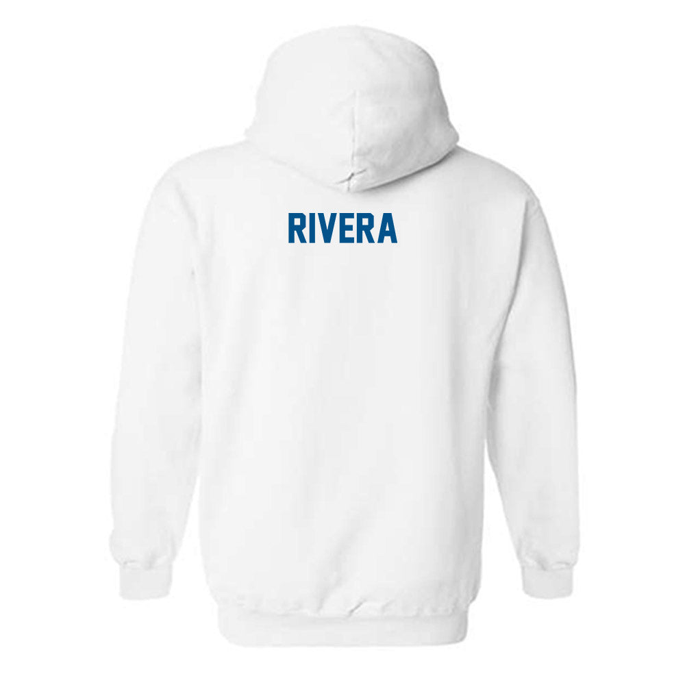 Delaware - NCAA Women's Golf : Victoria Rivera - Classic Fashion Shersey Hooded Sweatshirt-1