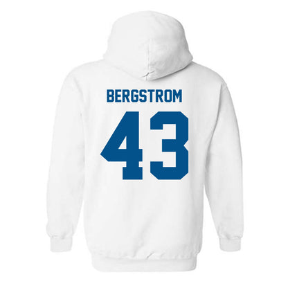 Delaware - NCAA Men's Lacrosse : Wells Bergstrom - Classic Fashion Shersey Hooded Sweatshirt-1