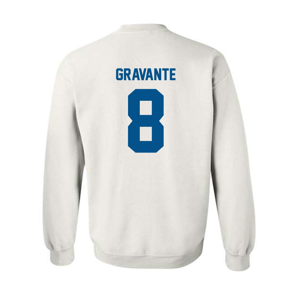 Delaware - NCAA Men's Lacrosse : TJ Gravante - Classic Fashion Shersey Crewneck Sweatshirt-1
