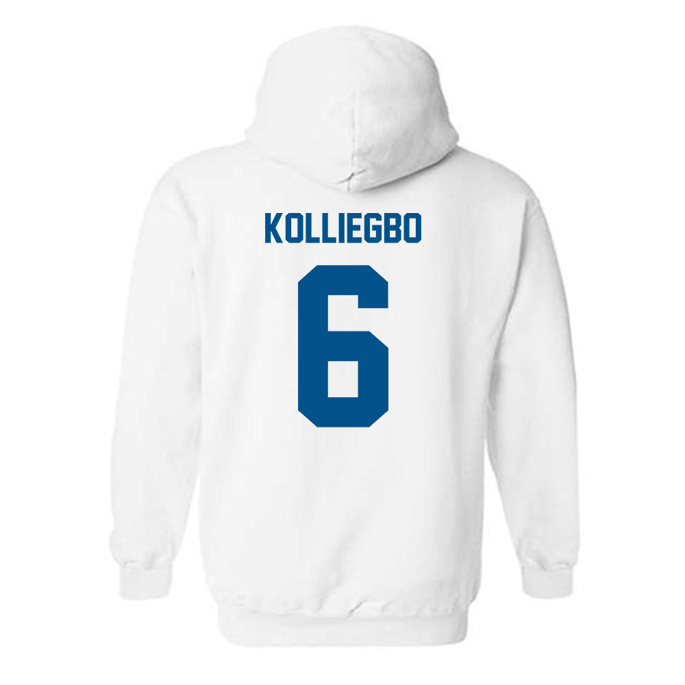 Delaware - NCAA Women's Basketball : Safiatu Kolliegbo - Classic Fashion Shersey Hooded Sweatshirt-1