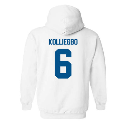 Delaware - NCAA Women's Basketball : Safiatu Kolliegbo - Classic Fashion Shersey Hooded Sweatshirt-1