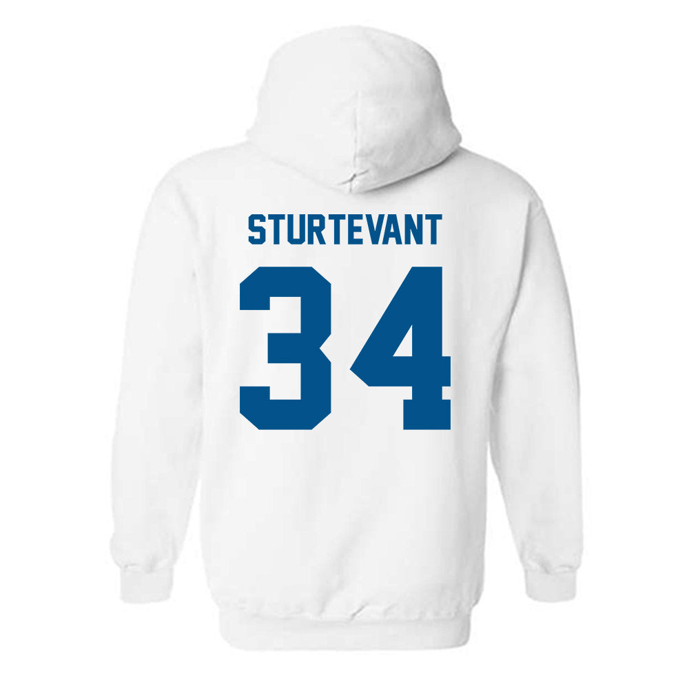 Delaware - NCAA Women's Lacrosse : Riley Sturtevant - Classic Fashion Shersey Hooded Sweatshirt-1