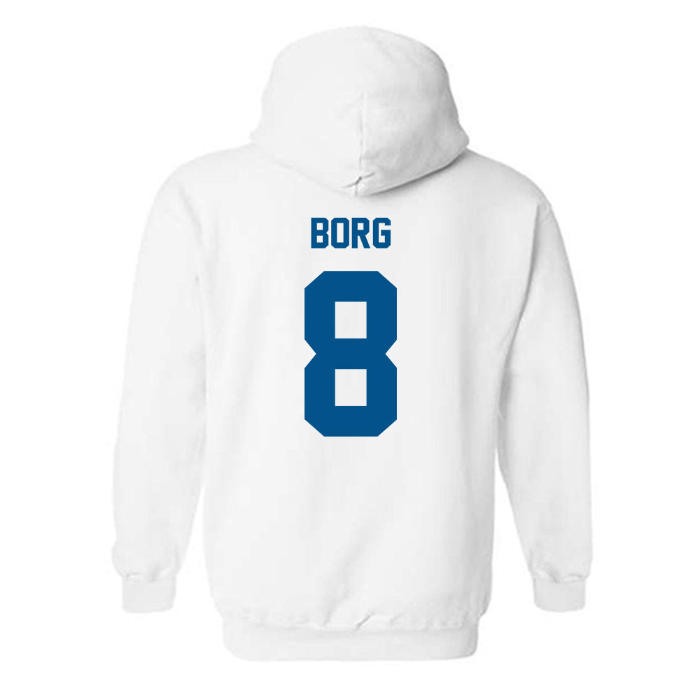Delaware - NCAA Ice Hockey : Victoria Borg - Classic Fashion Shersey Hooded Sweatshirt-1