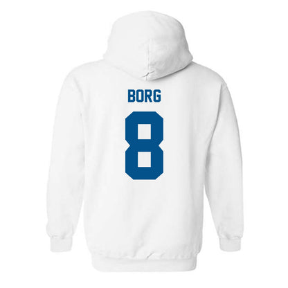 Delaware - NCAA Ice Hockey : Victoria Borg - Classic Fashion Shersey Hooded Sweatshirt-1