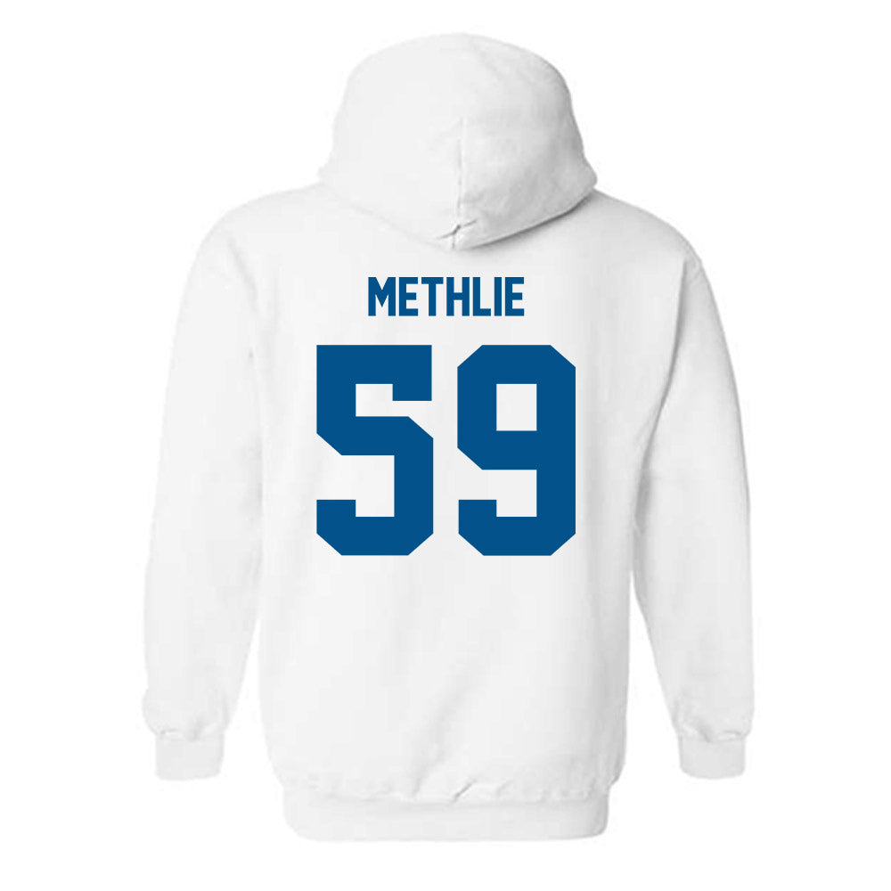 Delaware - NCAA Football : Patrick Methlie - Classic Fashion Shersey Hooded Sweatshirt-1
