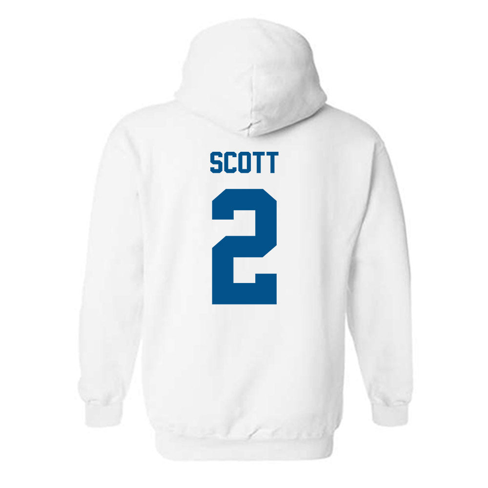 Delaware - NCAA Women's Basketball : Kendall Scott - Classic Fashion Shersey Hooded Sweatshirt-1