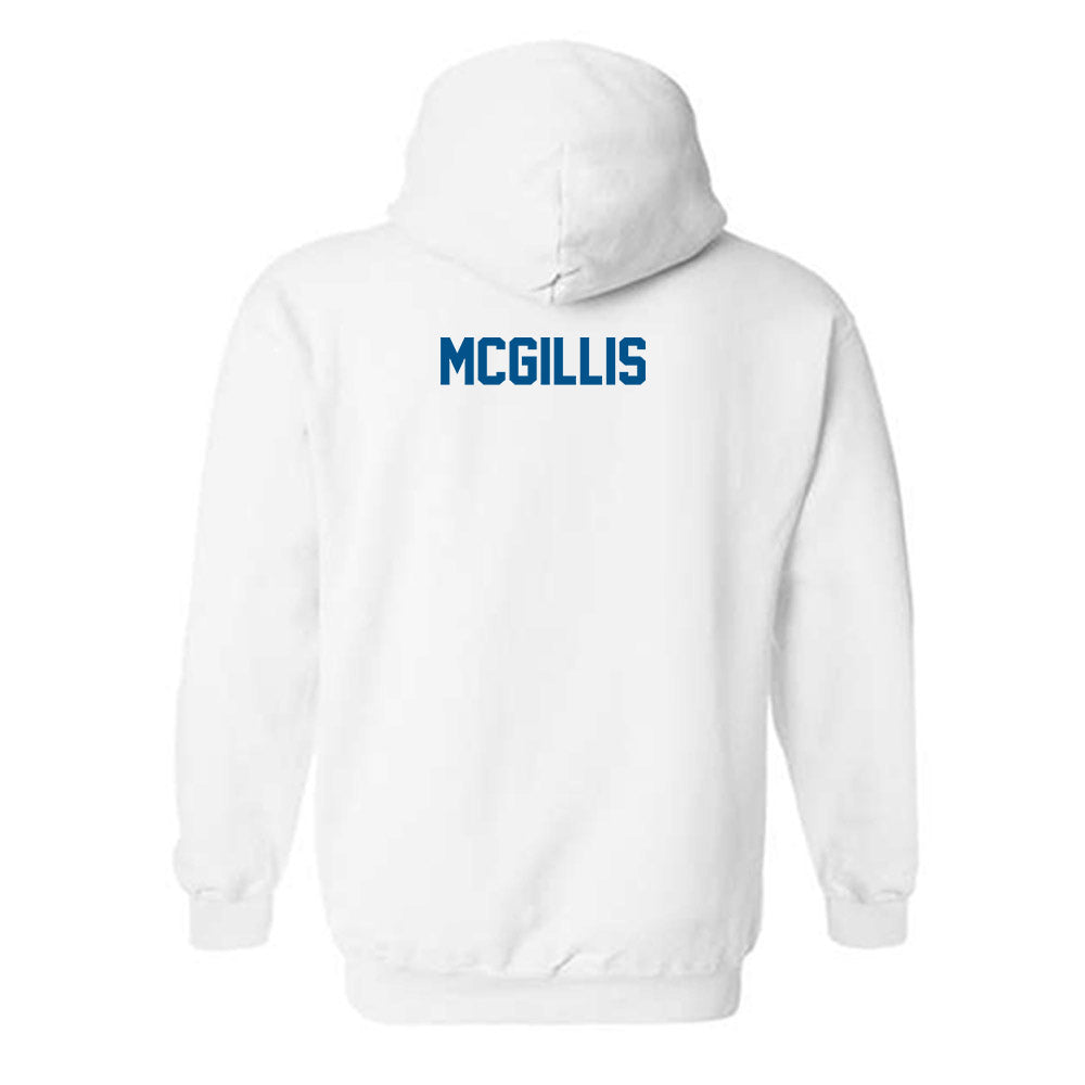 Delaware - NCAA Women's Swimming & Diving : Torun McGillis - Classic Fashion Shersey Hooded Sweatshirt-1