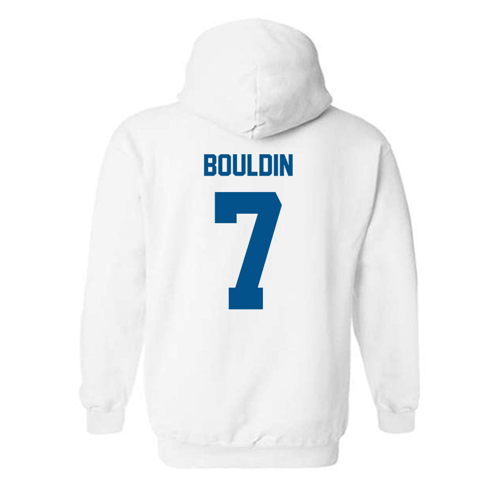 Delaware - NCAA Baseball : Evan Bouldin - Classic Fashion Shersey Hooded Sweatshirt-1