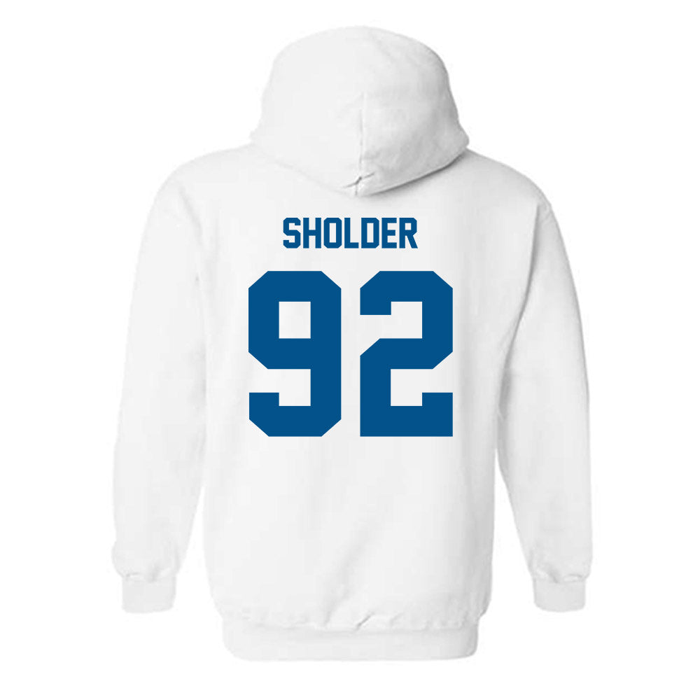 Delaware - NCAA Football : Sky Sholder - Classic Fashion Shersey Hooded Sweatshirt
