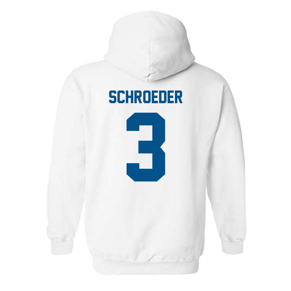 Delaware - NCAA Men's Soccer : Jan Schroeder - Classic Fashion Shersey Hooded Sweatshirt