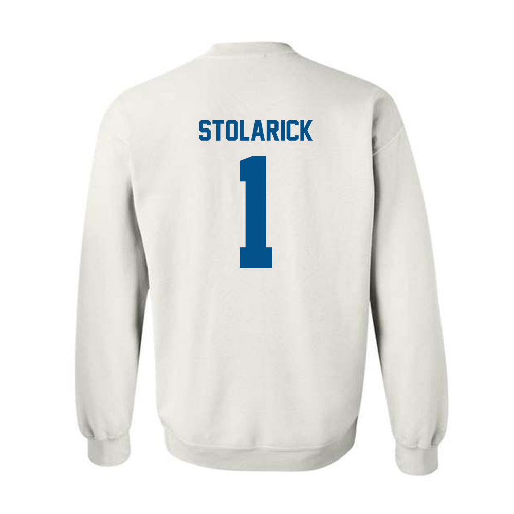 Delaware - NCAA Women's Lacrosse : Stella Stolarick - Classic Fashion Shersey Crewneck Sweatshirt-1