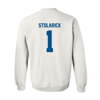 Delaware - NCAA Women's Lacrosse : Stella Stolarick - Classic Fashion Shersey Crewneck Sweatshirt-1