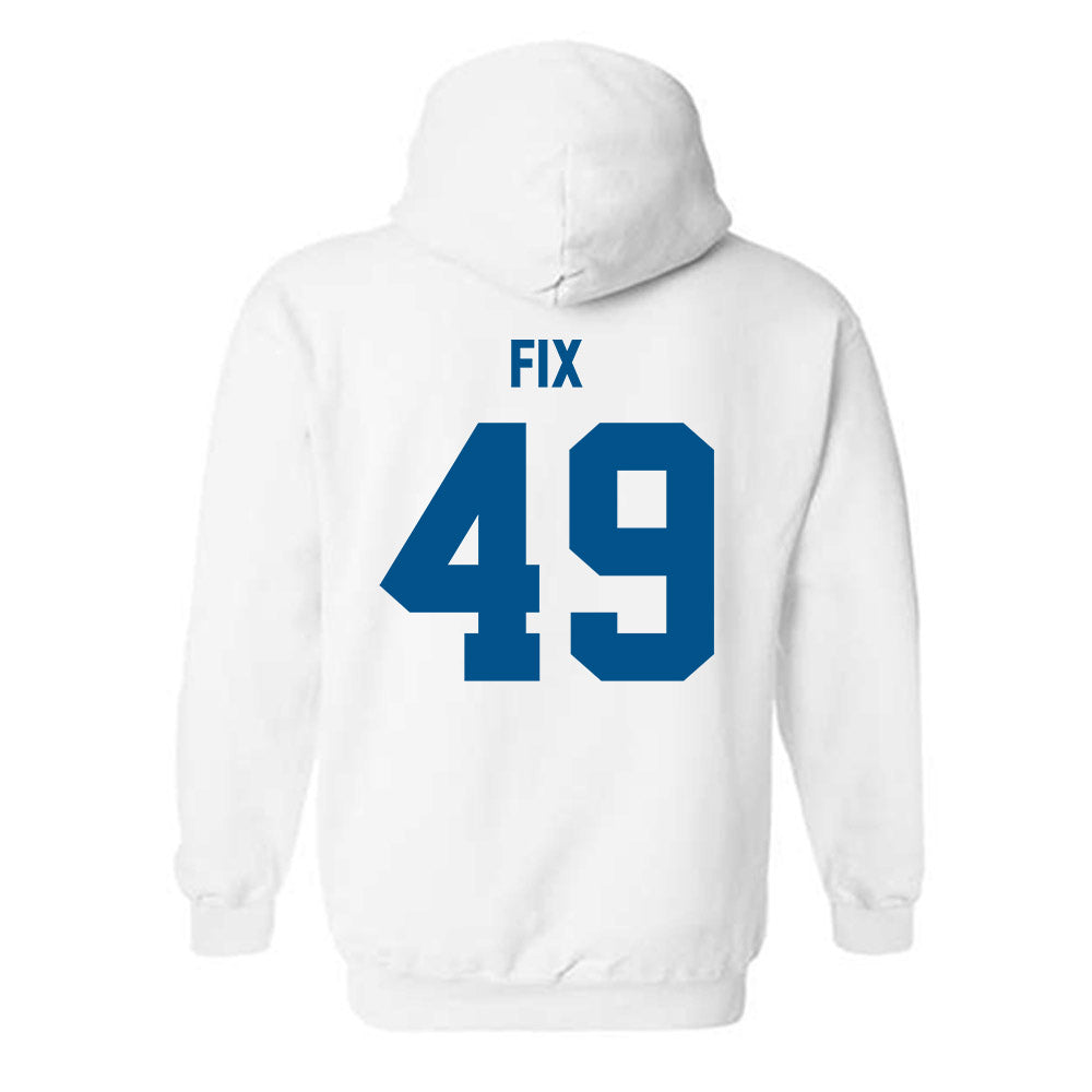 Delaware - NCAA Men's Lacrosse : Franky Fix - Classic Fashion Shersey Hooded Sweatshirt-1